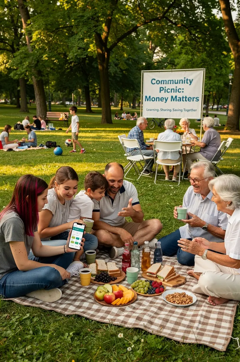 Könyvespolc tele pénzügyi tanácsadó könyvekkel egy közösségi klub helyiségében.